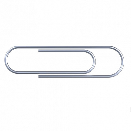 Скрепки STAFF "EVERYDAY", 28 мм, оцинкованные, 100 шт., в картонной коробке, Россия, 224799