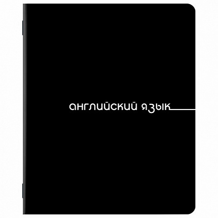 Тетради предметные, КОМПЛЕКТ 12 ПРЕДМЕТОВ, 48 л., обложка картон, BRAUBERG "BLACK", 405164