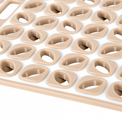 Коврик для ванны противоскользящий износостойкий 80х40 см, "Кофейные зерна", ПП + ТПЭ, PRIMILA (ПРИМИЛА), 700386