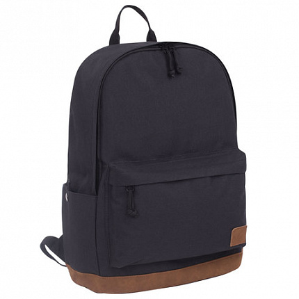 Рюкзак BRAUBERG URBAN универсальный, "Black Melange", черный, 43х30х17 см, 228841
