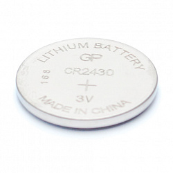 Батарейка GP Lithium, CR2430, литиевая, 1 шт., в блистере, CR2430-8C1