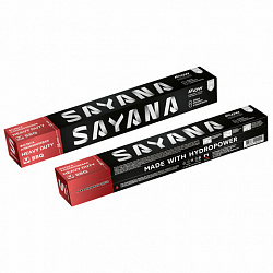 Фольга пищевая 29 см х 7 м, 25 мкм, УЛЬТРАПРОЧНАЯ, САЯНСКАЯ ФОЛЬГА в футляре, Heavy duty 7Ф-290х24