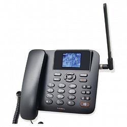 Телефон сотовый офисный TEXET FX-200, 2 SIM, 2,4", 512 Мб, microSD, FM, MP3, Bluetooth, спикерфон,черный, 127315