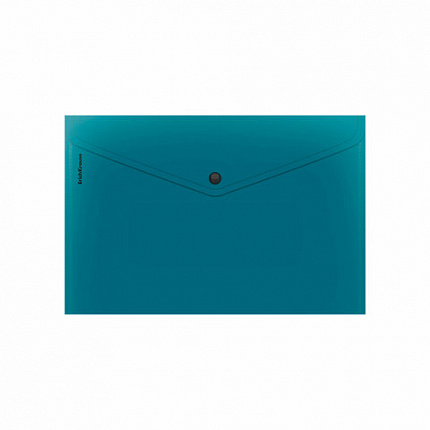 Папка-конверт с кнопкой ERICH KRAUSE "Soft Reef", A4, до 120 листов, непрозрачная, ассорти, 0,18 мм, 62956