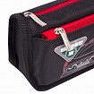 Пенал мягкий ЮНЛАНДИЯ, 2 отделения, полиэстер, "Speed car", черный, 21х6х9 см, 270273