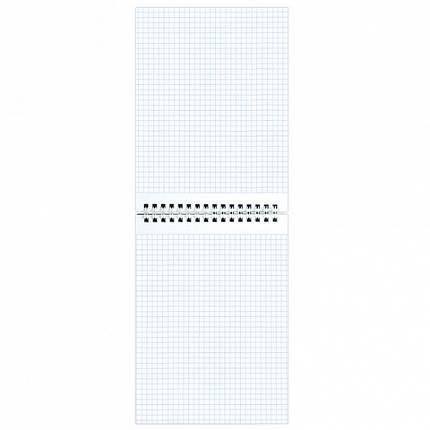 Блокнот А5 146х205 мм, 80 л., гребень, картон, подложка, клетка, ОФИСМАГ, красный, 129869