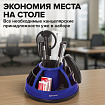 Канцелярский набор BRAUBERG "ULTRA", 10 предметов, вращающаяся конструкция, черно-синий, 231930
