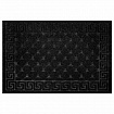 Коврик придверный 40х60 см, ЧЕРНЫЙ, грязезащитный, 430 г/м2, фактурный рисунок ЧЕШУЙКИ, ЛЮБАША, 701057
