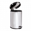 Ведро мусорное с педалью 20 литров "Classic", ЗЕРКАЛЬНОЕ, нержавеющая сталь, со съемным внутренним ведром, LAIMA, 232262