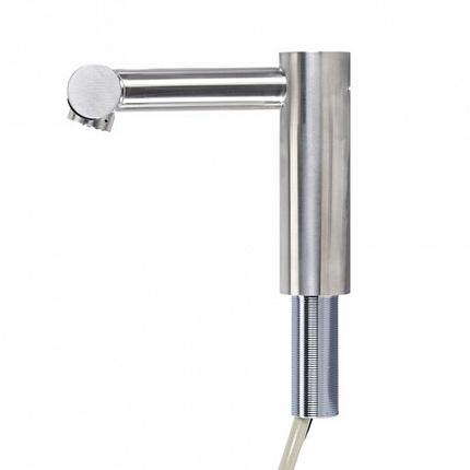 Сушилка для рук, встроенная в смеситель с подачей воды, сенсорная, SONNEN SF1204, 1200 Вт, 95 м/с, IP24, нержавеющая сталь, 607194