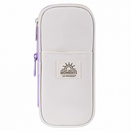 Пенал-трансформер BRAUBERG, полиэстер, 22х10х3 см, "Digital lavender", 271562