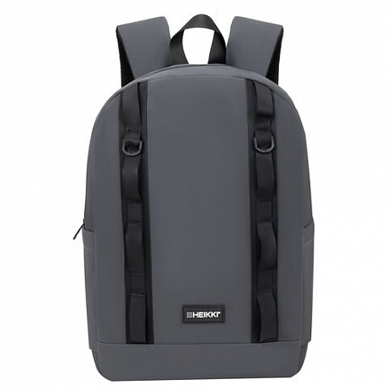Рюкзак HEIKKI CHARACTER (ХЕЙКИ) универсальный, эргономичный, серый, 43х31х13 см, 273917