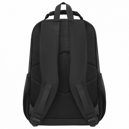 Рюкзак HEIKKI FUSION (ХЕЙКИ) универсальный, 2 отделения, отделение для ноутбука, c КОШЕЛЬКОМ, черный, 44х31х14 см, 273866