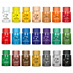 Краски акриловые художественные 24 шт., 21 цвет в банках по 22 мл, BRAUBERG HOBBY, 192412