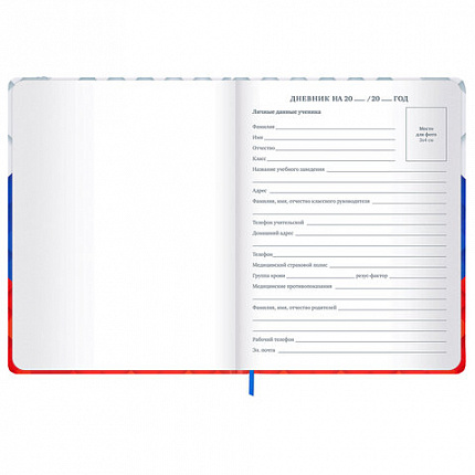 Дневник 1-11 класс 48 л., твердый, BRAUBERG, матовая ламинация, резинка, закладка-ляссе, с подсказом, "Герб", 107238