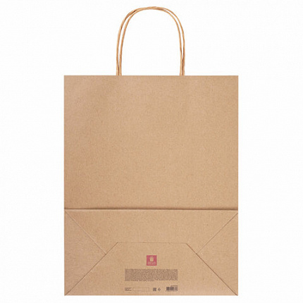 Пакет подарочный КОМПЛЕКТ 7 шт., 26x13x32 см, скретч-слой + стилус, "Heart on Kraft", ЗОЛОТАЯ СКАЗКА, 591971