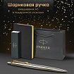 Ручка шариковая PARKER "Jotter Core Stainless Steel GT", ежедневник А5 черный, пакет, 880886