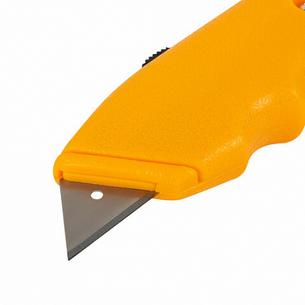 Нож универсальный мощный STAFF PRO, автофиксатор с 3 положениями, ABS-пластик, 238733