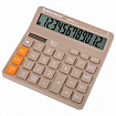 Калькулятор настольный BRAUBERG DIGITAL-12-BG (151х152 мм), 12 разрядов, двойное питание, БЕЖЕВЫЙ, 272970