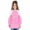 Фартук с нарукавниками для уроков труда ПИФАГОР, 3 кармана, стандартный размер, 44x55 см, розовый, 273757