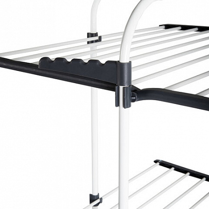 Сушилка напольная для белья раскладная, 3 уровня, 30 метров, на колесах, LAIMA HOME HIGH-RISE, 700472