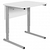 Стол-парта 1-местный регулируемый СУТ.54, 600х500х640-780 мм, рост 4-6, серый каркас, ЛДСП белая