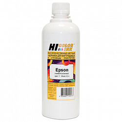 Чернила HI-COLOR для EPSON (Тип E) универсальные, желтые, 0,5 л, водные, HB-EPS-Y-500ML