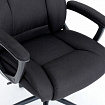 Кресло BRABIX PREMIUM "Adagio EX-551", ткань, пятилучие металл, черное, 532938