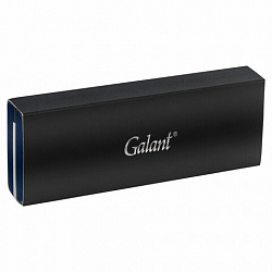 Ручка перьевая GALANT Versus, корпус золотистый, ежедневник недатированный А5 черный, пакет, 880906