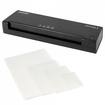 Ламинатор А3, пленки 60-150 мкм, скорость 25 см/мин, 20 пленок В ПОДАРОК!, CROMEX (КРОМЕКС) PCH-02-3, 533023