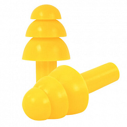 Беруши многоразовые силиконовые без шнурка, 1 пара в контейнере, SNR 37 дБ, RABBITEX (РАББИТЕКС), 671315