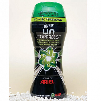 Кондиционер для белья в гранулах 210 г, LENOR UN STOPPABLES "Scent of ArieI", цветочный аромат