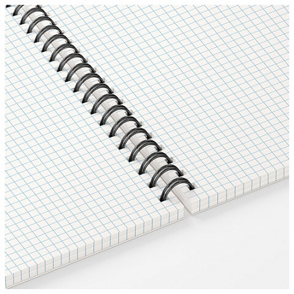 Тетрадь А5, 96 л., ОФИСМАГ, гребень, клетка, обложка картон, БОРДОВАЯ, 405638