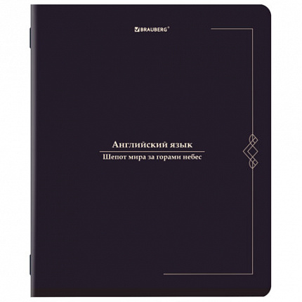 Тетради предметные, КОМПЛЕКТ 12 ПРЕДМЕТОВ, 48 л., SoftTouch, BRAUBERG "VINTAGE", 405183