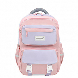 Рюкзак SNOOBAG (СНУБЭГ) PROACTIVE, 2 отделения, 7 карманов, Delicate, сиреневый, 40х29х17 см, 274446