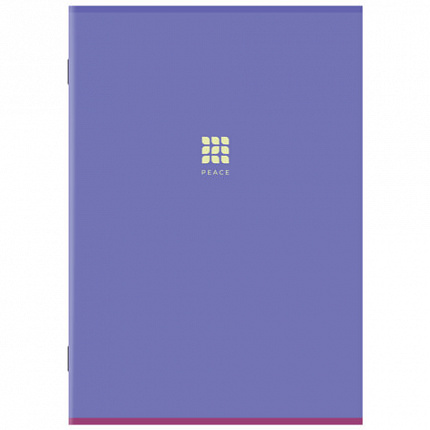 Тетрадь А4 96 л. STAFF College скоба, клетка, офсет №2 ЭКОНОМ, обложка картон, ОДНОТОННАЯ, 405620