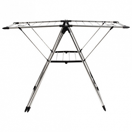 Сушилка напольная для белья раскладная, 6 зон сушки, 18 метров, LAIMA HOME GRANDIOSE STAR, 700474