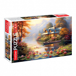 Пазл картонный 1500 элементов АССОРТИ, 670х480 мм, HATBER