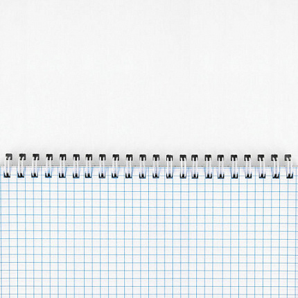 Блокнот БОЛЬШОЙ ФОРМАТ А4 198х297 мм, 80 л., гребень, подложка, клетка, BRAUBERG "Minimal Pastel", 116425