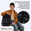 Ранец BRAUBERG SHINY, 2 отделения, с брелоком, "Царь зверей", светящийся рисунок, 38х28х14 см, 272039