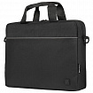 Сумка портфель BRAUBERG PRACTICAL с отделением для ноутбука 15,6", Grey line, черная, 29х40х7 см, 272604