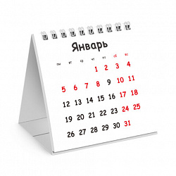 Календарь-домик настольный на гребне, 2026 г., BRAUBERG, 101х101 мм, "Символ 2026", 117278
