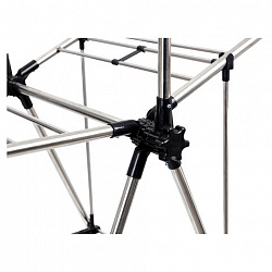 Сушилка напольная для белья раскладная, 6 зон сушки, 18 метров, LAIMA HOME GRANDIOSE STAR, 700474