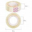 Клейкие ленты 19 мм х 33 м канцелярские BRAUBERG, КОМПЛЕКТ 4 шт., прозрачные, гарантированная длина, 228762