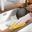 Салфетки ВИСКОЗНЫЕ универсальные MEGA, 30х38 см, КОМПЛЕКТ 5 шт., 90 г/м2, желтые, LAIMA, К4083, 601562
