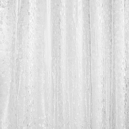 Шторка для ванной EVA, 180х200 см, кольца в комплекте, БЕЛАЯ ЛЕДЯНАЯ СВЕЖЕСТЬ, PRIMILA (ПРИМИЛА), 700099