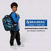 Ранец BRAUBERG PREMIUM, 2 отделения, с брелоком, "Неоновый рыцарь", объемный дизайн, 38х29х16 см, 274395