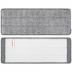 Насадки МОП для швабры (кармашки с 2-х сторон) КОМПЛЕКТ 4 шт., микрофибра, 33х12,5 см, LAIMA, 608146