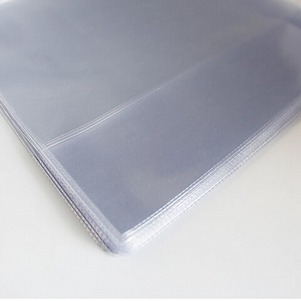 Обложки ПВХ для тетради, дневника, КОМПЛЕКТ 10 шт., 110 мкм, 209х350 мм, прозрачные, ДПС, 1048.1/10