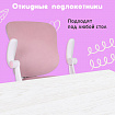 Кресло детское с подставкой для ног BRABIX "Sky MG-206", велюр, розовое, 533154